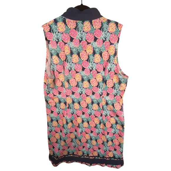 Simply Southern Pineapple Print Sleeveless Tunic Top Women’s XL - Picture 3 of 10